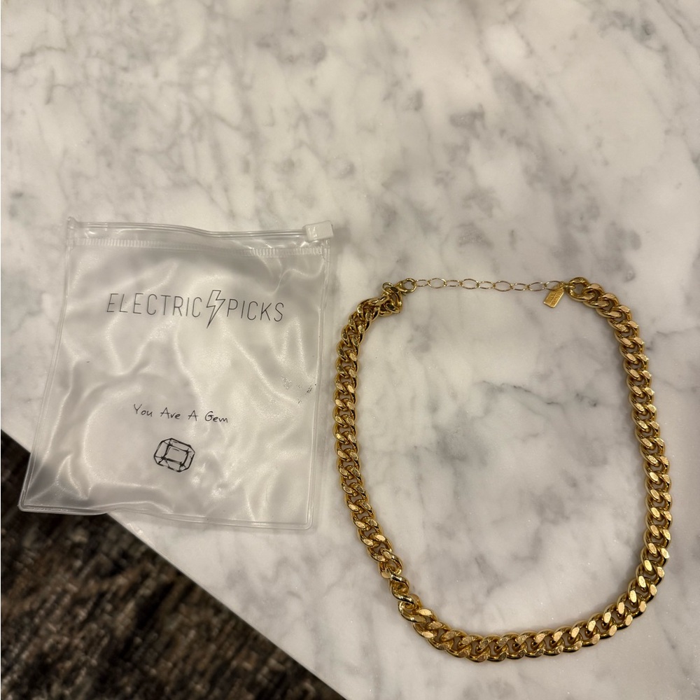 Electric Family Gold Necklace